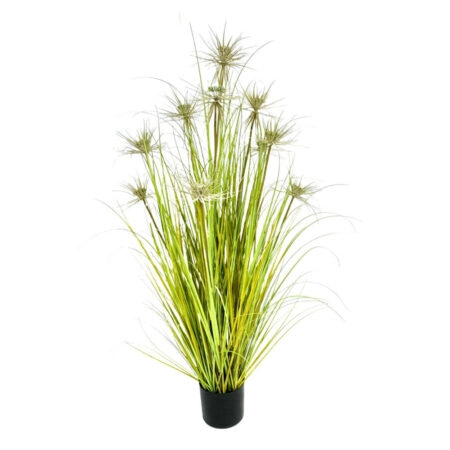 SUNNY FLOWER ΦΥΤΟ ΤΕΧΝΗΤΟ ΣΕ ΓΛΑΣΤΡΑ 120cm PVC ΠΡΑΣΙΝΟ - 