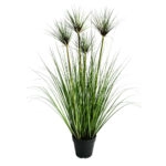 HEAD BAMBOO ΦΥΤΟ ΤΕΧΝΗΤΟ ΣΕ ΓΛΑΣΤΡΑ 95cm PVC ΠΡΑΣΙΝΟ
