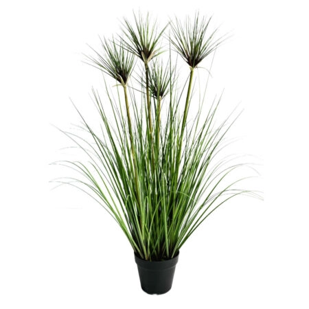 HEAD BAMBOO ΦΥΤΟ ΤΕΧΝΗΤΟ ΣΕ ΓΛΑΣΤΡΑ 95cm PVC ΠΡΑΣΙΝΟ - 