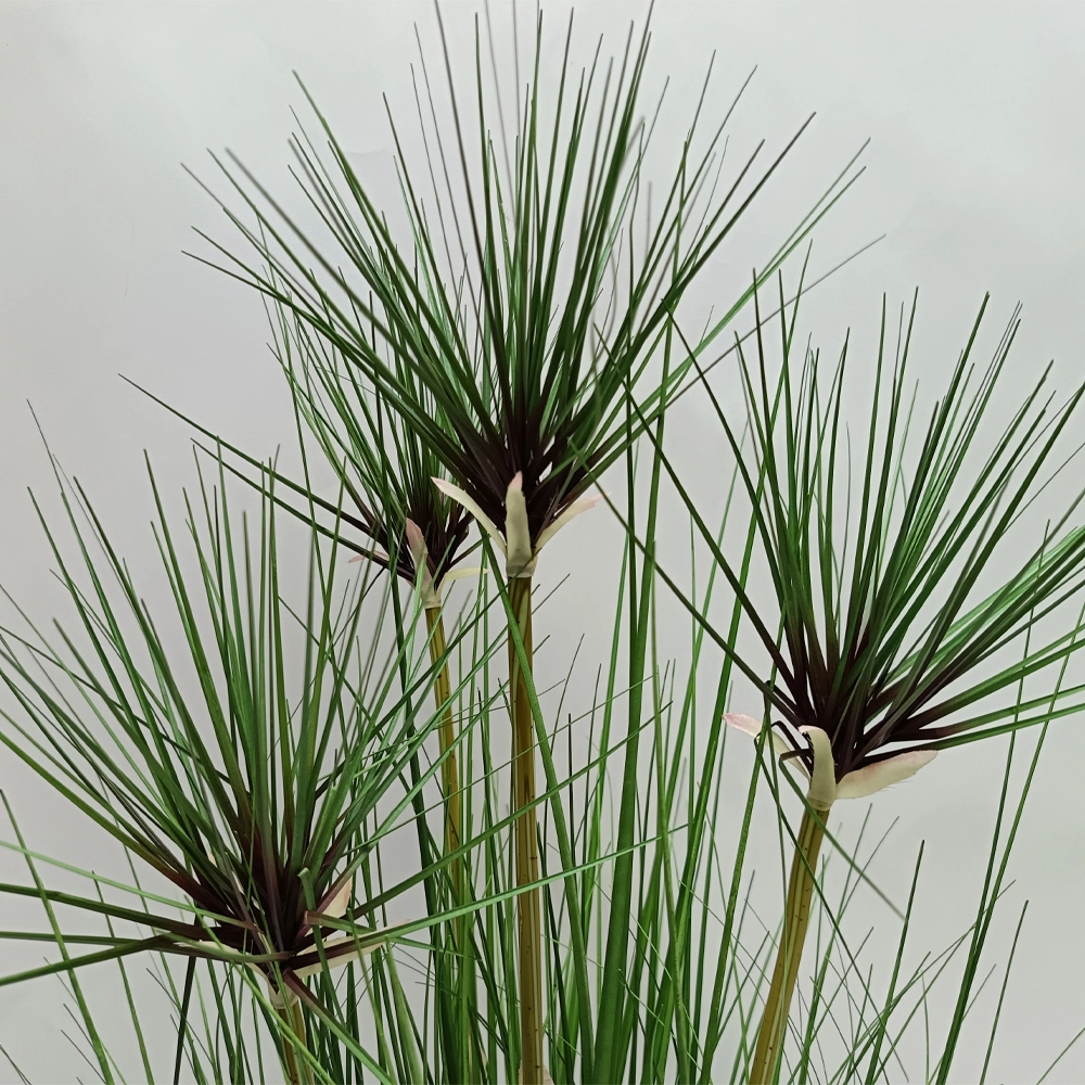 HEAD BAMBOO ΦΥΤΟ ΤΕΧΝΗΤΟ ΣΕ ΓΛΑΣΤΡΑ 95cm PVC ΠΡΑΣΙΝΟ