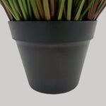 HEAD BAMBOO ΦΥΤΟ ΤΕΧΝΗΤΟ ΣΕ ΓΛΑΣΤΡΑ 95cm PVC ΠΡΑΣΙΝΟ