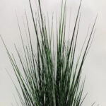 DARK PURE GRASS ΦΥΤΟ ΤΕΧΝΗΤΟ ΣΕ ΓΛΑΣΤΡΑ 90cm PVC ΠΡΑΣΙΝΟ ΣΚΟΥΡΟ