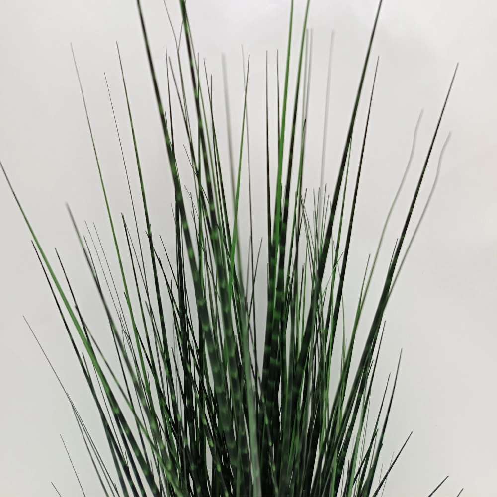 DARK PURE GRASS ΦΥΤΟ ΤΕΧΝΗΤΟ ΣΕ ΓΛΑΣΤΡΑ 90cm PVC ΠΡΑΣΙΝΟ ΣΚΟΥΡΟ