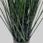 DARK PURE GRASS ΦΥΤΟ ΤΕΧΝΗΤΟ ΣΕ ΓΛΑΣΤΡΑ 90cm PVC ΠΡΑΣΙΝΟ ΣΚΟΥΡΟ