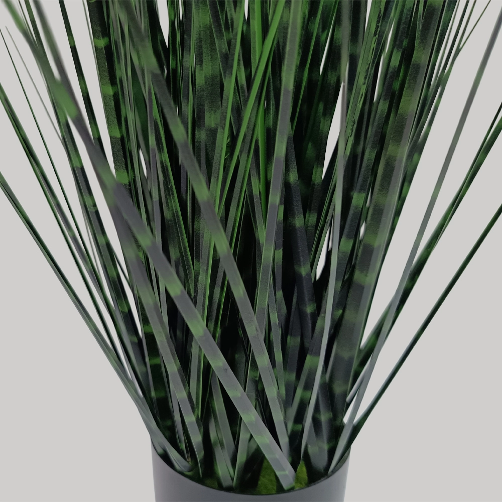 DARK PURE GRASS ΦΥΤΟ ΤΕΧΝΗΤΟ ΣΕ ΓΛΑΣΤΡΑ 90cm PVC ΠΡΑΣΙΝΟ ΣΚΟΥΡΟ