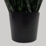 DARK PURE GRASS ΦΥΤΟ ΤΕΧΝΗΤΟ ΣΕ ΓΛΑΣΤΡΑ 90cm PVC ΠΡΑΣΙΝΟ ΣΚΟΥΡΟ