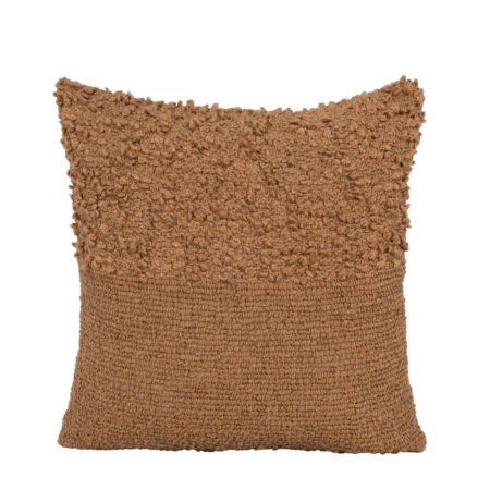 SIMPUL ΔΙΑΚΟΣΜΗΤΙΚΟ ΜΑΞΙΛΑΡΙ 45x45cm ΥΦΑΣΜΑ ΚΑΜΕΛ POLYESTER - Διακοσμητικά Μαξιλάρια