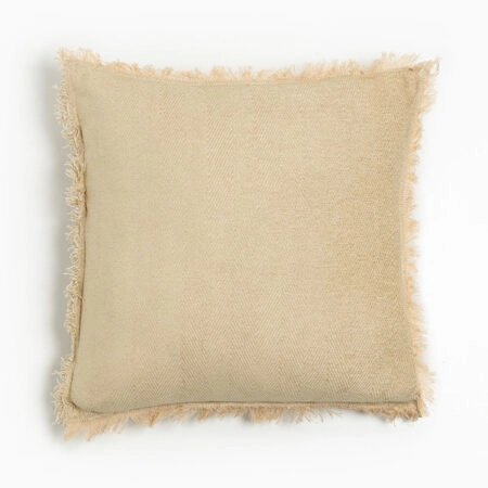 RASUL ΔΙΑΚΟΣΜΗΤΙΚΟ ΜΑΞΙΛΑΡΙ 45x45cm ΥΦΑΣΜΑ ΜΠΕΖ POLYESTER - Διακοσμητικά Μαξιλάρια