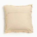 RASUL ΔΙΑΚΟΣΜΗΤΙΚΟ ΜΑΞΙΛΑΡΙ 45x45cm ΥΦΑΣΜΑ ΜΠΕΖ POLYESTER