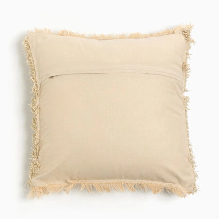 RASUL ΔΙΑΚΟΣΜΗΤΙΚΟ ΜΑΞΙΛΑΡΙ 45x45cm ΥΦΑΣΜΑ ΜΠΕΖ POLYESTER - Διακοσμητικά Μαξιλάρια Sticky 1