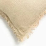 RASUL ΔΙΑΚΟΣΜΗΤΙΚΟ ΜΑΞΙΛΑΡΙ 45x45cm ΥΦΑΣΜΑ ΜΠΕΖ POLYESTER
