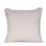 RASUL ΔΙΑΚΟΣΜΗΤΙΚΟ ΜΑΞΙΛΑΡΙ 45x45cm ΥΦΑΣΜΑ ΛΕΥΚΟ POLYESTER