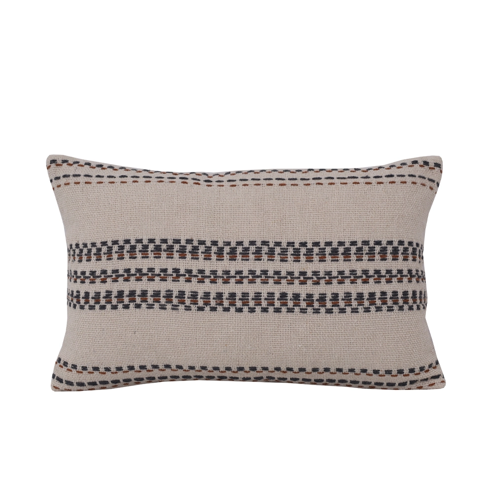 RUNA ΔΙΑΚΟΣΜΗΤΙΚΟ ΜΑΞΙΛΑΡΙ 30x50cm ΥΦΑΣΜΑ ΜΠΕΖ NAVY BLUE POLYESTER