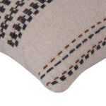 RUNA ΔΙΑΚΟΣΜΗΤΙΚΟ ΜΑΞΙΛΑΡΙ 30x50cm ΥΦΑΣΜΑ ΜΠΕΖ NAVY BLUE POLYESTER