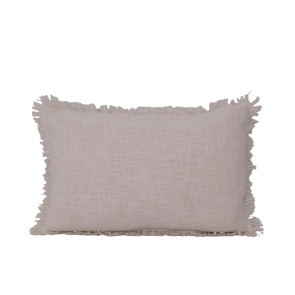 AURAE DECORATIVE PILLOW 30x50cm FABRIC BEIGE POLYESTER