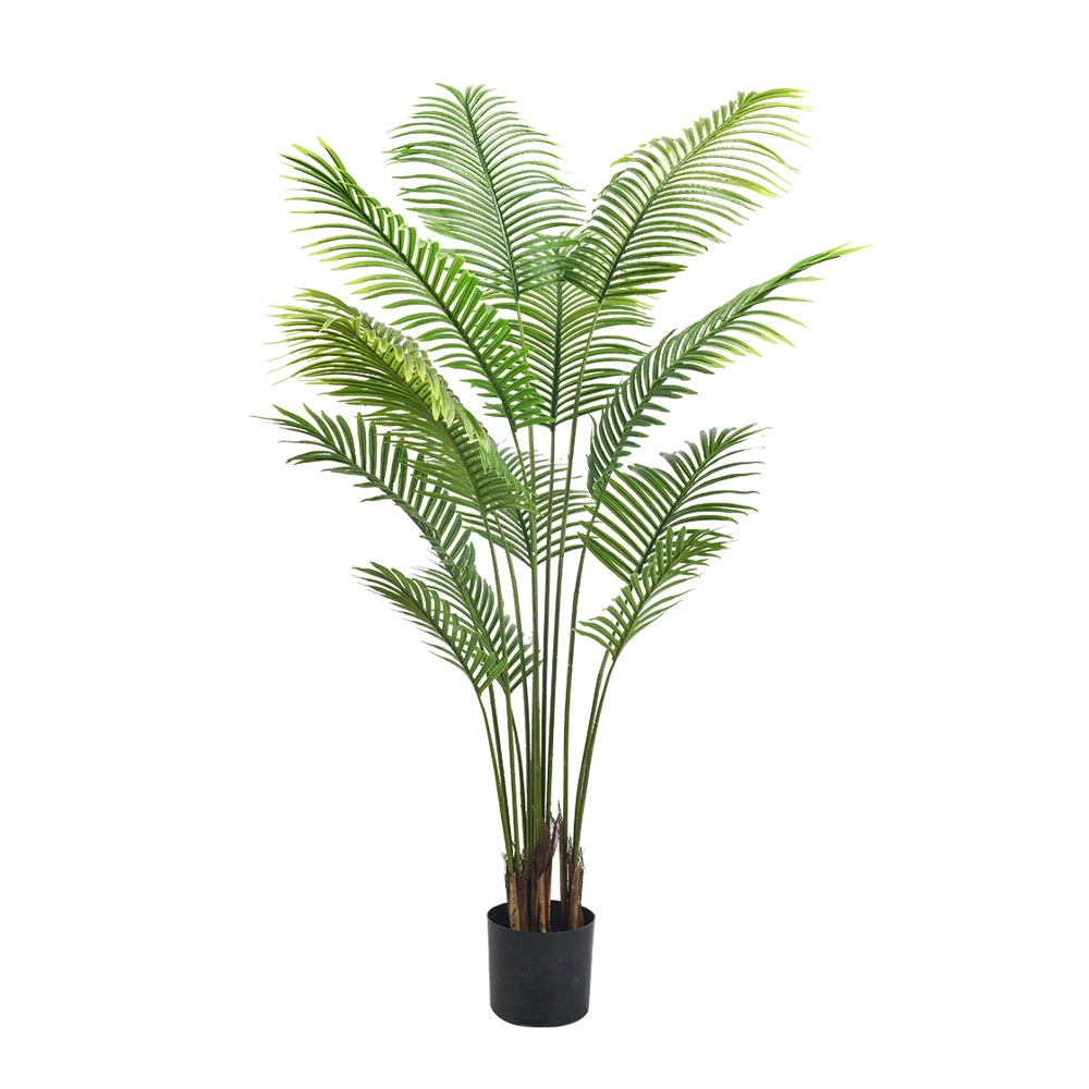 Artificial areca palm tree in pot 180cm PE green