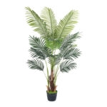 ARECA PALM ΔΕΝΤΡΟ ΤΕΧΝΗΤΟ ΣΕ ΓΛΑΣΤΡΑ 160cm PE ΠΡΑΣΙΝΟ