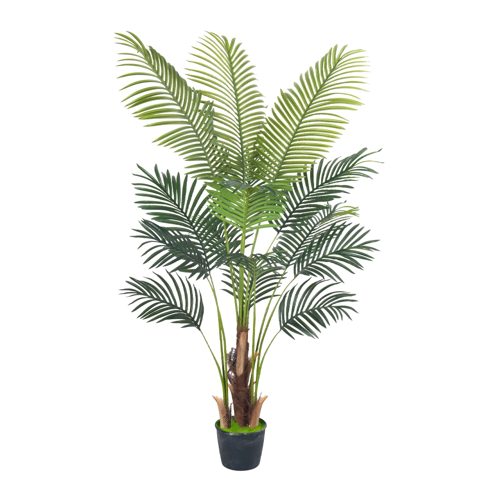 ARECA PALM ΔΕΝΤΡΟ ΤΕΧΝΗΤΟ ΣΕ ΓΛΑΣΤΡΑ 160cm PE ΠΡΑΣΙΝΟ
