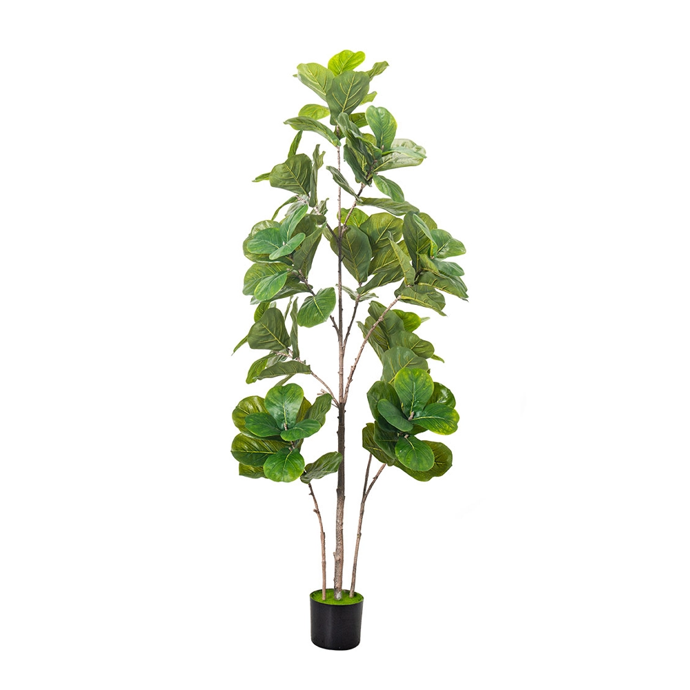 Artificial Ficus Tree in Pot 210cm PE Green