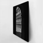 Πίνακας σε Καμβά BLACK AND WHITE ARCHITECTURAL ARCHWAY