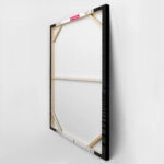 Πίνακας σε Καμβά BLACK AND WHITE ARCHITECTURAL BUILDING MIRROR