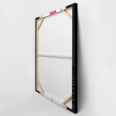 Πίνακας σε Καμβά BLACK AND WHITE ARCHITECTURAL BUILDING MIRROR - Πολεις και Αρχιτεκτονικη Sticky 3