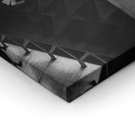 Πίνακας σε Καμβά BLACK AND WHITE ARCHITECTURAL CATHEDRAL INTERIOR - Πολεις και Αρχιτεκτονικη Sticky 1