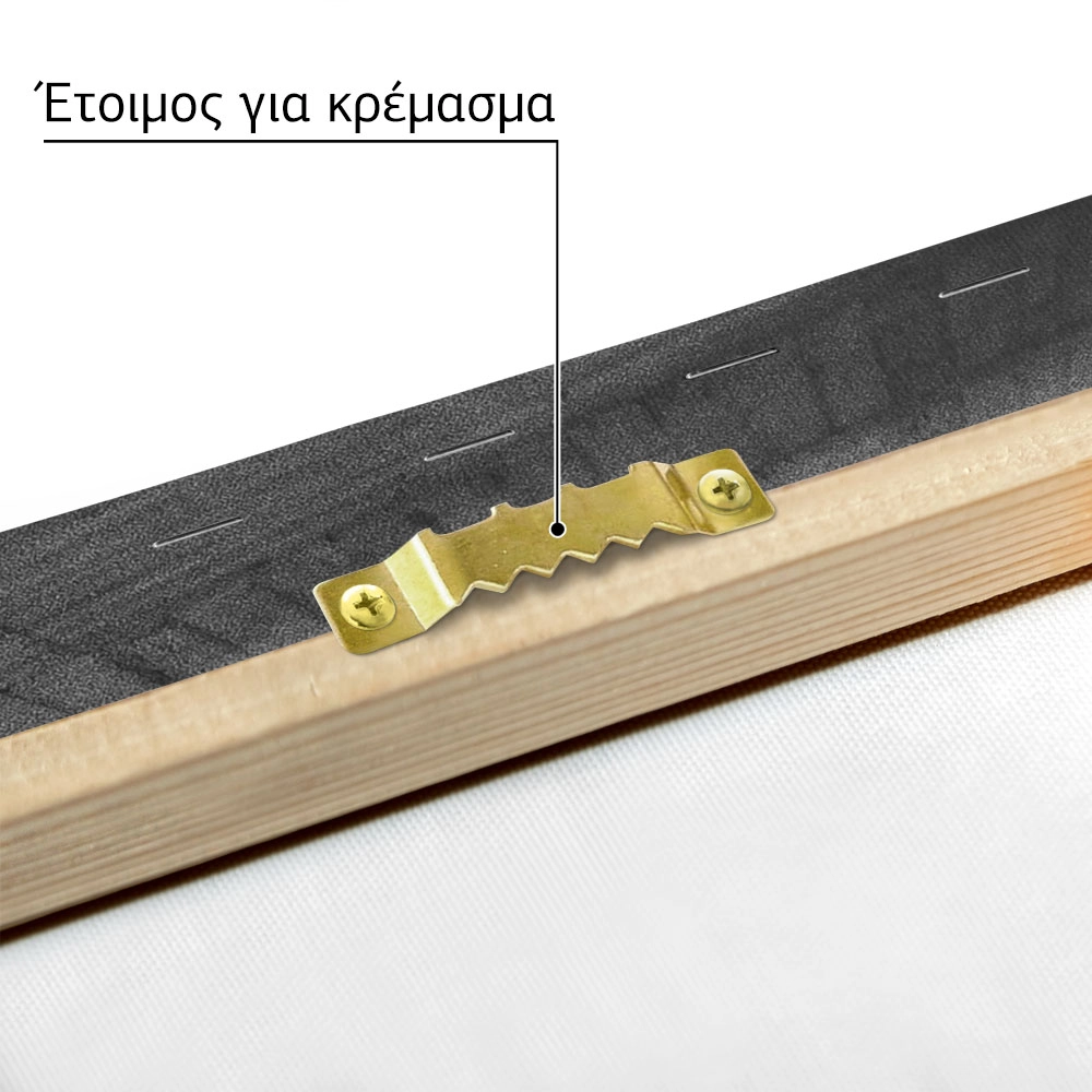 Πίνακας σε Καμβά BLACK AND WHITE ARCHITECTURAL CATHEDRAL INTERIOR