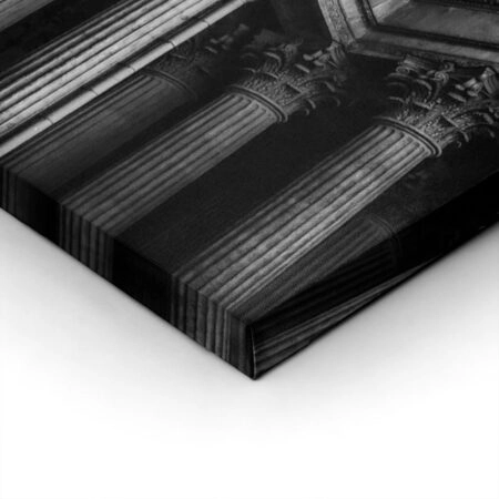 Πίνακας σε Καμβά BLACK AND WHITE ARCHITECTURAL CATHEDRAL - Πολεις και Αρχιτεκτονικη Sticky 1