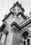 Πίνακας σε Καμβά BLACK AND WHITE ARCHITECTURAL CHURCH