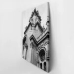 Πίνακας σε Καμβά BLACK AND WHITE ARCHITECTURAL CHURCH