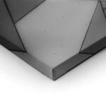 Πίνακας σε Καμβά BLACK AND WHITE ARCHITECTURAL COMPLEX GEOMETRIC SHAPES