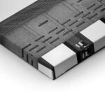 Πίνακας σε Καμβά BLACK AND WHITE ARCHITECTURAL CONCRETE AUDIO TOWER