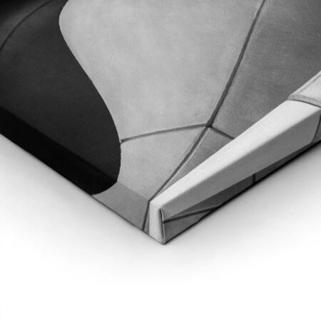 Πίνακας σε Καμβά BLACK AND WHITE ARCHITECTURAL CONCRETE TULIP - Πολεις και Αρχιτεκτονικη Sticky 1