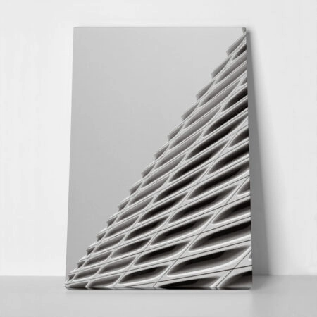 Πίνακας σε Καμβά BLACK AND WHITE ARCHITECTURAL CONCRETE VEIL 2