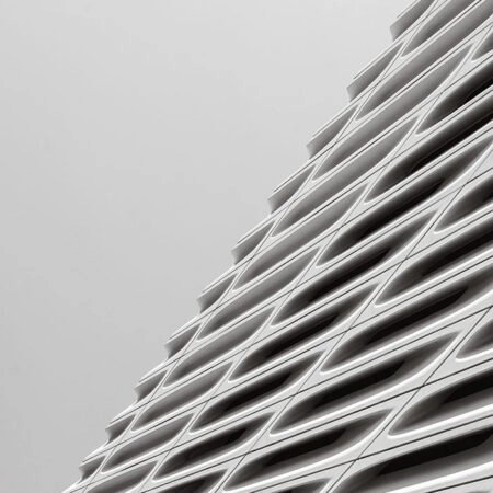 Πίνακας σε Καμβά BLACK AND WHITE ARCHITECTURAL CONCRETE VEIL 2 - Πολεις και Αρχιτεκτονικη Sticky 5