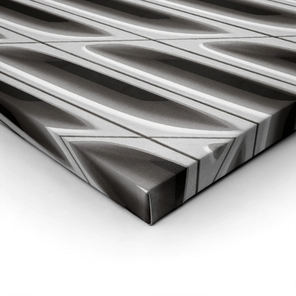 Πίνακας σε Καμβά BLACK AND WHITE ARCHITECTURAL CONCRETE VEIL 2