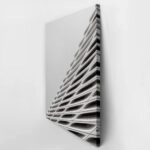 Πίνακας σε Καμβά BLACK AND WHITE ARCHITECTURAL CONCRETE VEIL 2