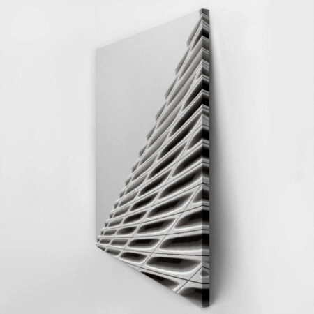 Πίνακας σε Καμβά BLACK AND WHITE ARCHITECTURAL CONCRETE VEIL 2 - Πολεις και Αρχιτεκτονικη Sticky 2