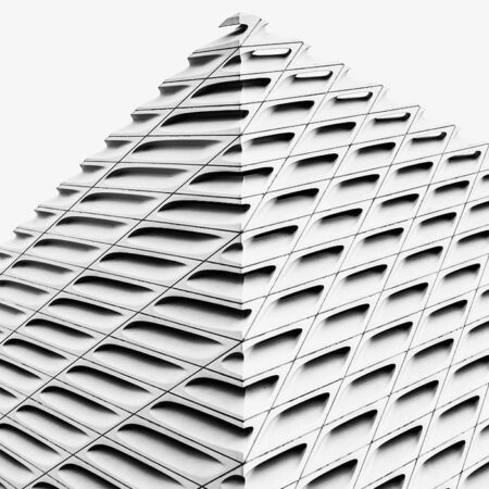 Πίνακας σε Καμβά BLACK AND WHITE ARCHITECTURAL CONCRETE VEIL - Πολεις και Αρχιτεκτονικη Sticky 5