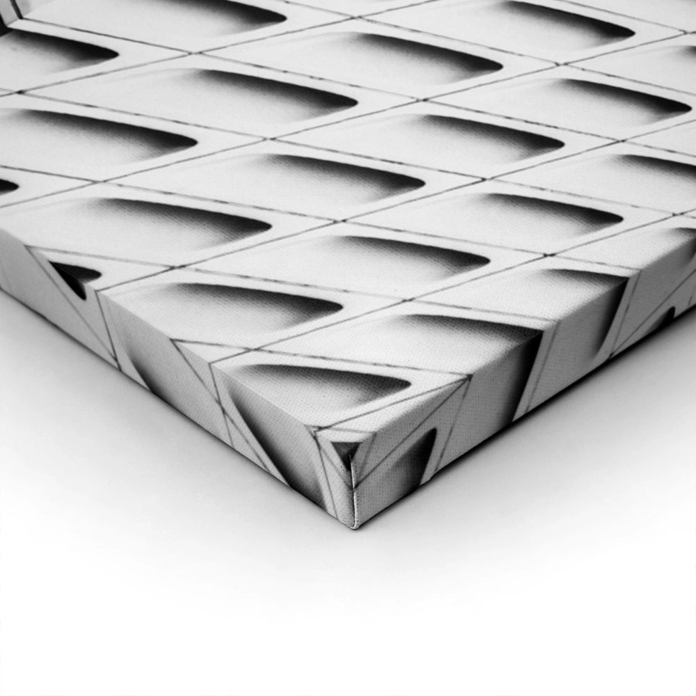 Πίνακας σε Καμβά BLACK AND WHITE ARCHITECTURAL CONCRETE VEIL