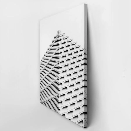 Πίνακας σε Καμβά BLACK AND WHITE ARCHITECTURAL CONCRETE VEIL - Πολεις και Αρχιτεκτονικη Sticky 2