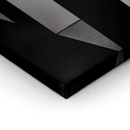 Πίνακας σε Καμβά BLACK AND WHITE ARCHITECTURAL CUBE BALCONIES - Πολεις και Αρχιτεκτονικη Sticky 1