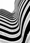 Πίνακας σε Καμβά BLACK AND WHITE ARCHITECTURAL CURVED BALCONIES 2