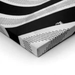 Πίνακας σε Καμβά BLACK AND WHITE ARCHITECTURAL CURVED BALCONIES 2