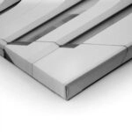 Πίνακας σε Καμβά BLACK AND WHITE ARCHITECTURAL CURVED CEILING ELEMENTS