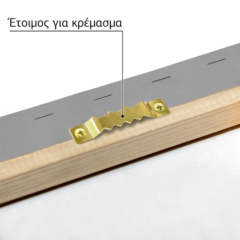 Πίνακας σε Καμβά BLACK AND WHITE ARCHITECTURAL CURVED CEILING ELEMENTS