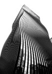 Πίνακας σε Καμβά BLACK AND WHITE ARCHITECTURAL CURVY TOWER