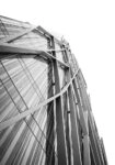 Πίνακας σε Καμβά BLACK AND WHITE ARCHITECTURAL DIAGONAL FRAMEWORK