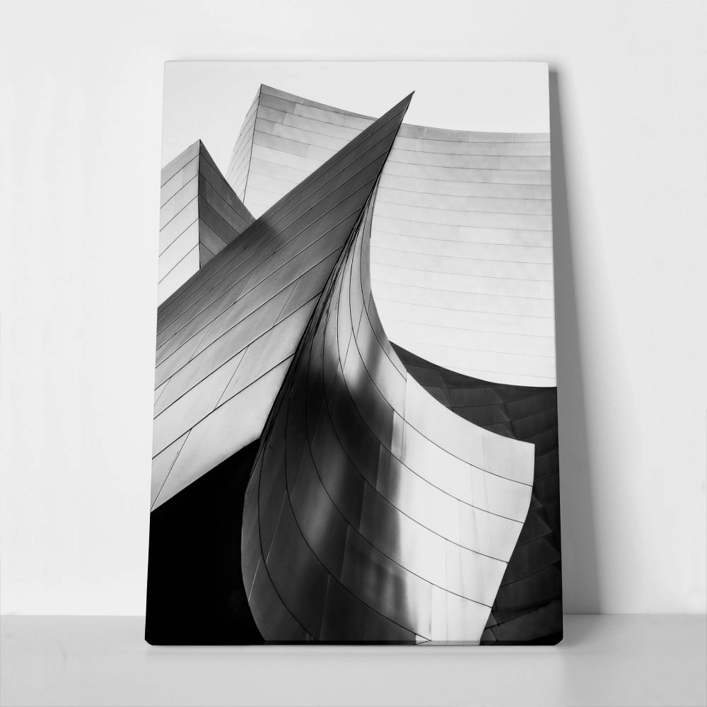 Πίνακας σε Καμβά BLACK AND WHITE ARCHITECTURAL EXTERIOR PANELS